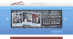 Desktop Screenshot of horsecreekrescue.org